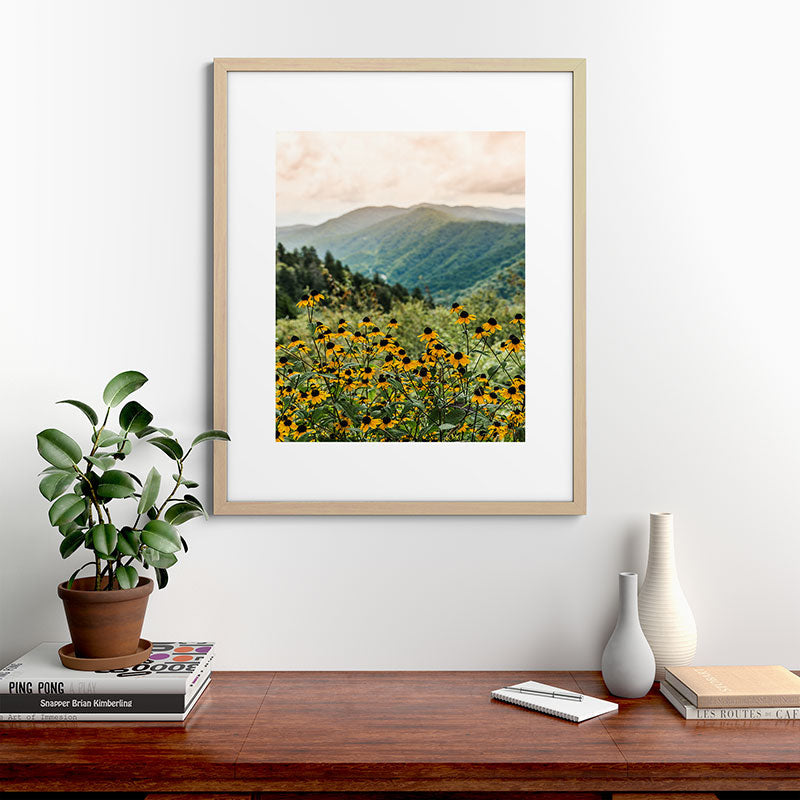 Smoky Mountains Wildflower Nature Photography Framed Art Print Gallery Image 49