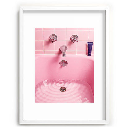 Pink Bathtub Framed Art Print Gallery Image 79