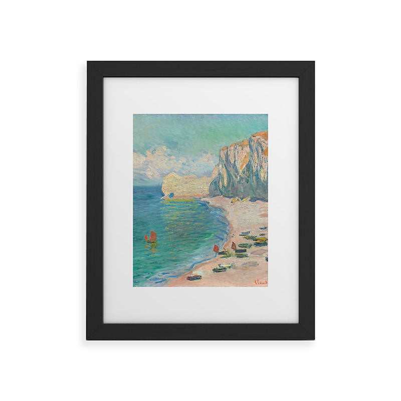 Claude Monet beach Framed Art Print Gallery Image 44