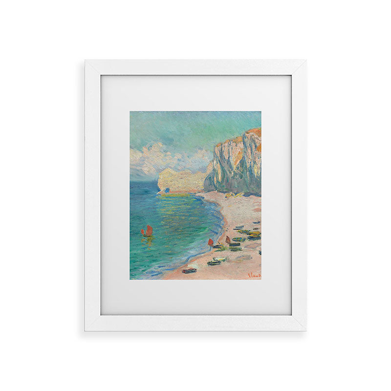 Claude Monet beach Framed Art Print Gallery Image 70