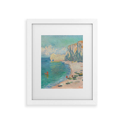 Claude Monet beach Framed Art Print Gallery Image 70