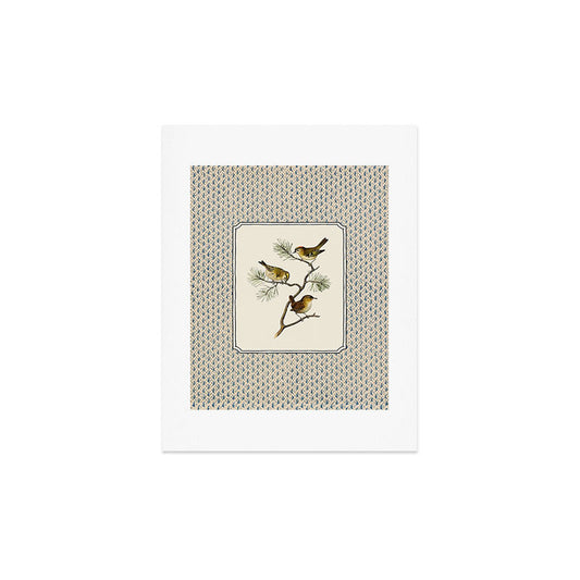 Three Wrens on a Branch Art Print Gallery Image 2