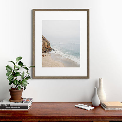 Coast in Malibu Print - Point Dume Pirate's Cove Beach - Coastal Boho Framed Art Print Gallery Image 58