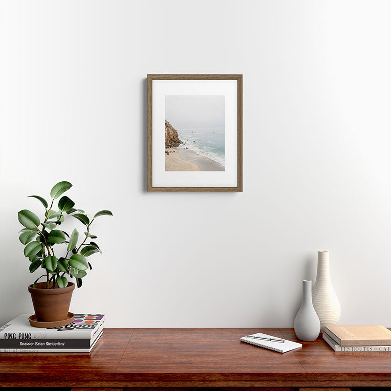 Coast in Malibu Print - Point Dume Pirate's Cove Beach - Coastal Boho Framed Art Print Gallery Image 15