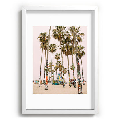 Palm Trees on Venice Beach - Los Angeles California Travel Photography Framed Art Print Gallery Image 105