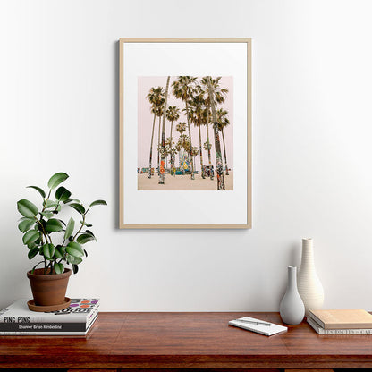 Palm Trees on Venice Beach - Los Angeles California Travel Photography Framed Art Print Gallery Image 28