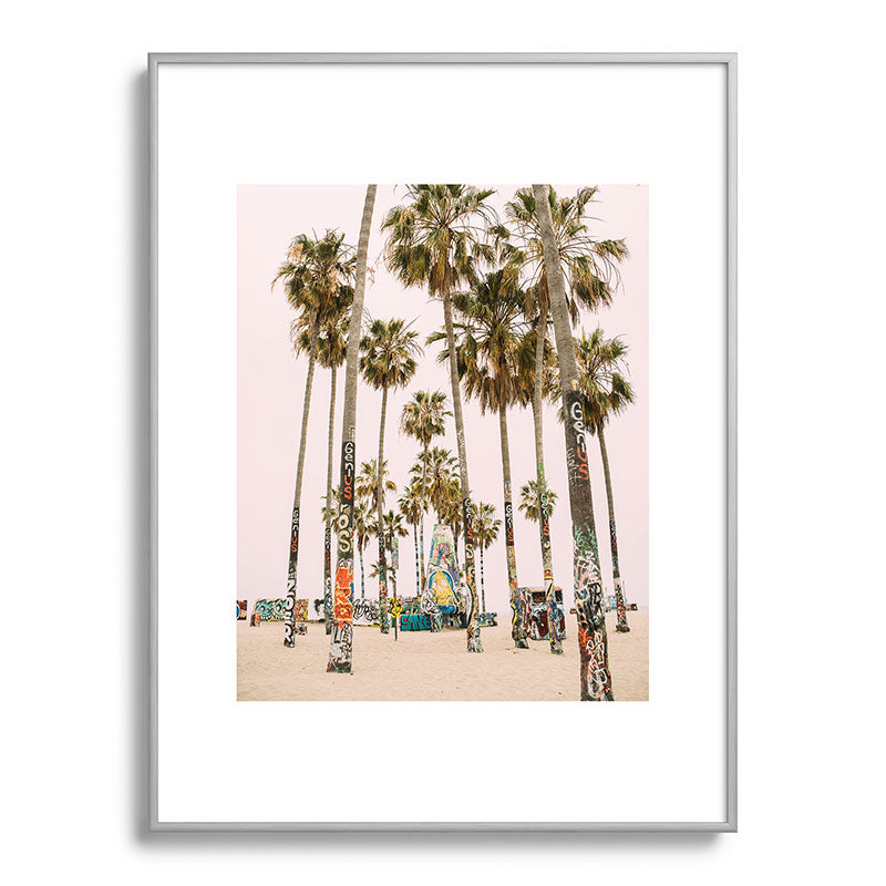 Palm Trees on Venice Beach - Los Angeles California Travel Photography Framed Art Print Gallery Image 135