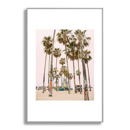 Palm Trees on Venice Beach - Los Angeles California Travel Photography Framed Art Print Gallery Image 138