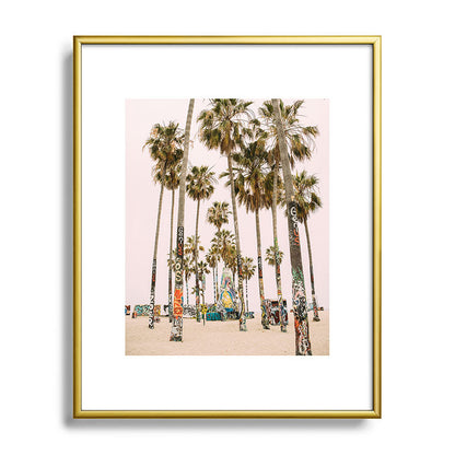 Palm Trees on Venice Beach - Los Angeles California Travel Photography Framed Art Print Gallery Image 121