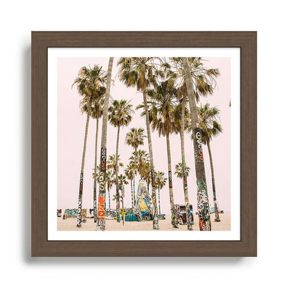 Palm Trees on Venice Beach - Los Angeles California Travel Photography Framed Art Print Gallery Image 13