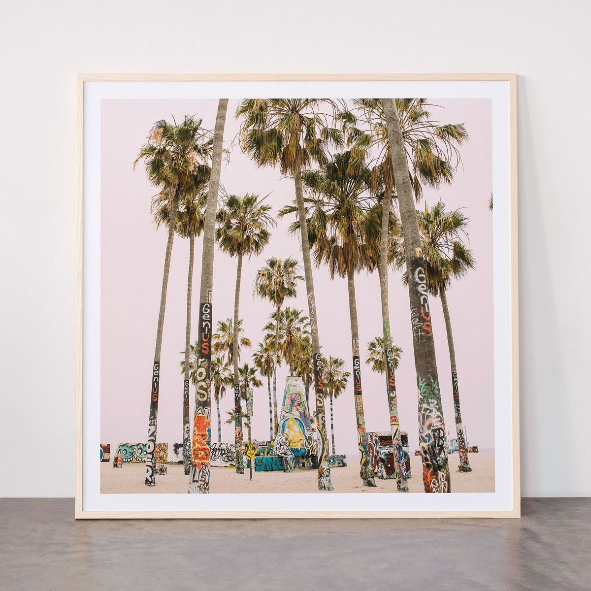 Palm Trees on Venice Beach - Los Angeles California Travel Photography Framed Art Print Gallery Image 33