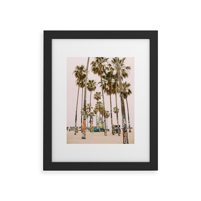 Palm Trees on Venice Beach - Los Angeles California Travel Photography Framed Art Print Gallery Image 47