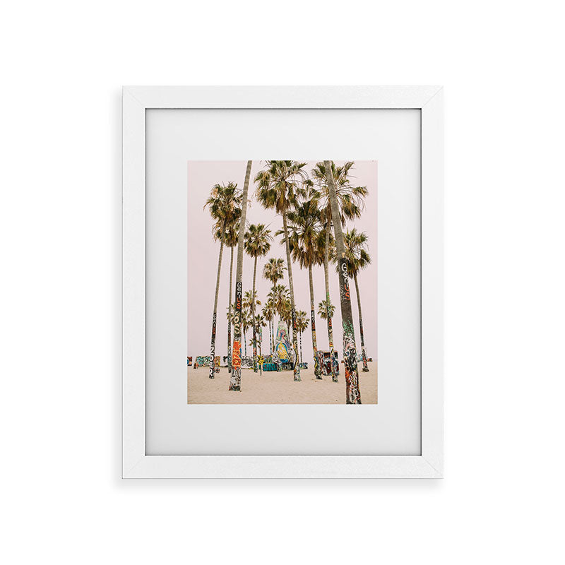 Palm Trees on Venice Beach - Los Angeles California Travel Photography Framed Art Print Gallery Image 70