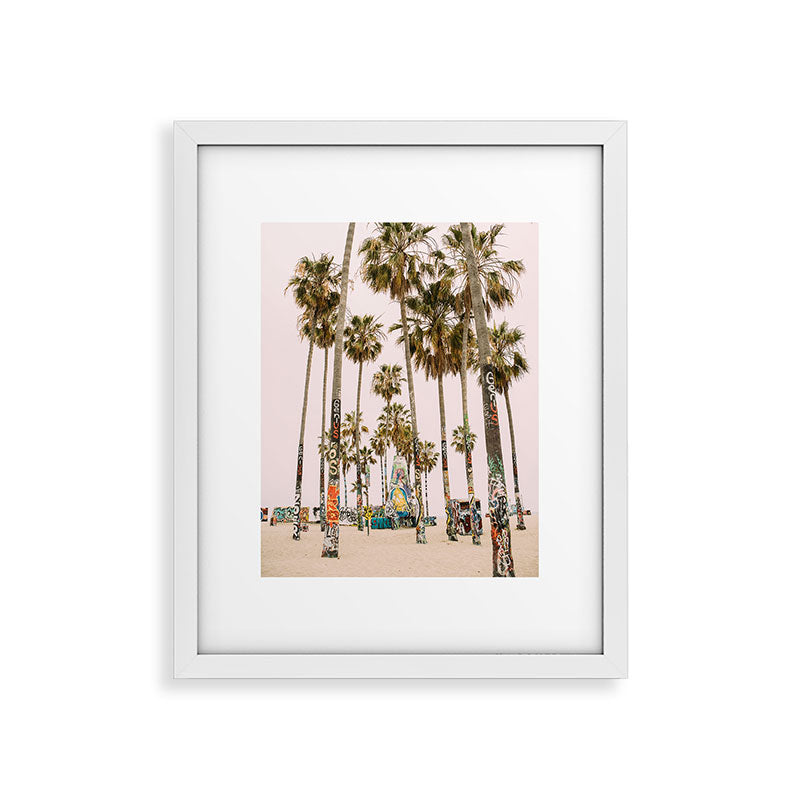 Palm Trees on Venice Beach - Los Angeles California Travel Photography Framed Art Print Gallery Image 36