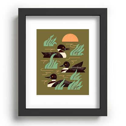 Loons At Dusk Framed Art Print Gallery Image 57