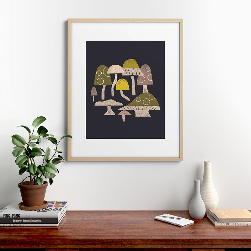 Toadstools Framed Art Print Gallery Image 29