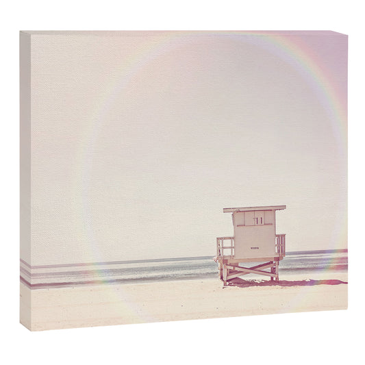 Beach hut Canvas Print Gallery Image 1