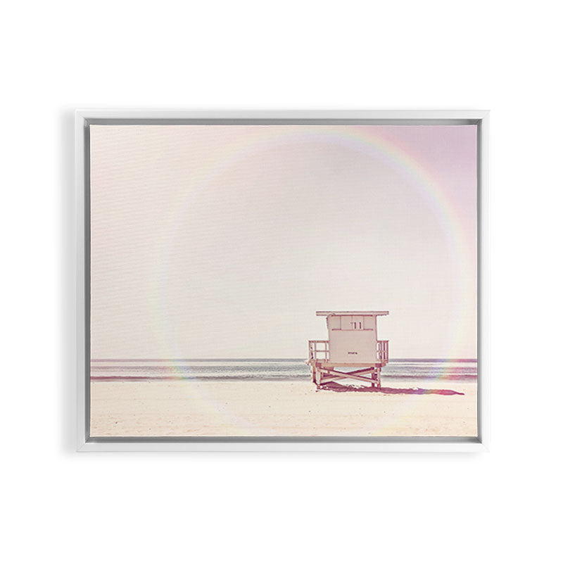 Beach hut Framed Canvas Print Gallery Image 22