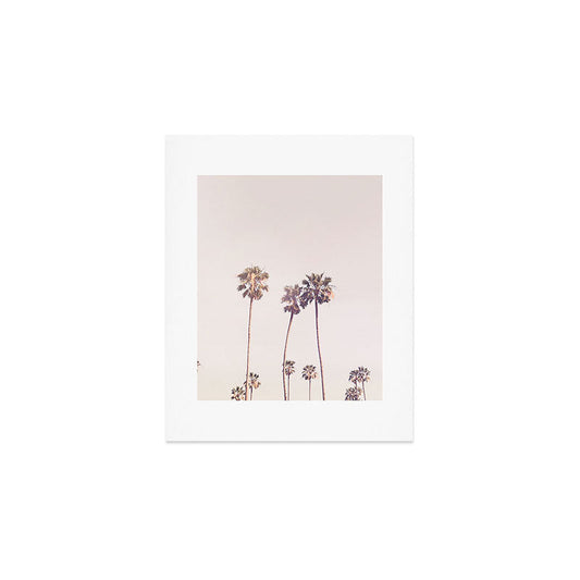 Sunny Cali Palm Trees Art Print Gallery Image 1