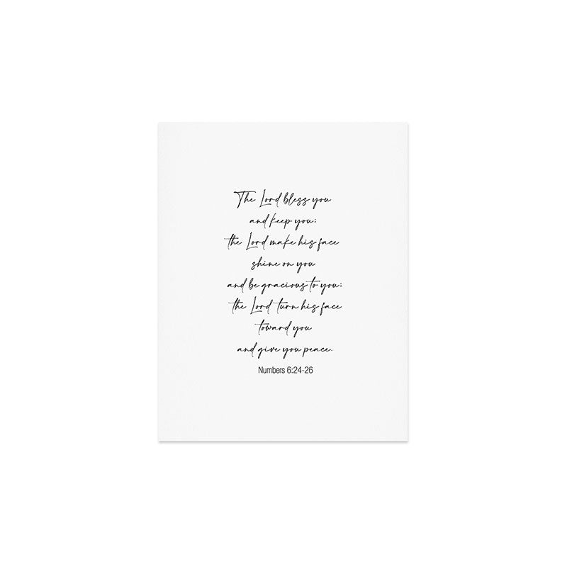 The Lord Bless You - Numbers 6:24-26 Art Print Gallery Image 3
