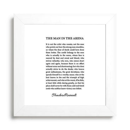 The Man In The Arena Framed Art Print Gallery Image 79