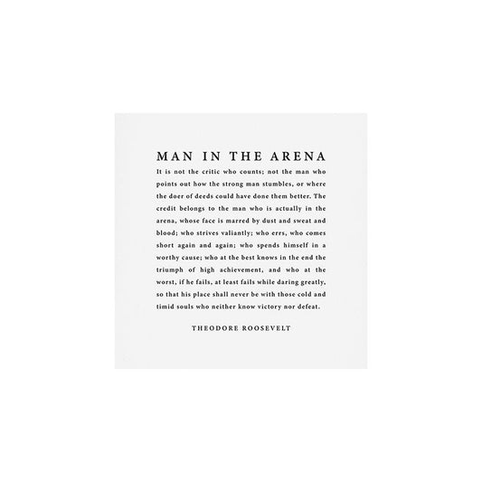The Man In The Arena, Theodore Roosevelt Art Print Gallery Image 2