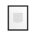 The Man In The Arena, Theodore Roosevelt Framed Art Print Gallery Image 1
