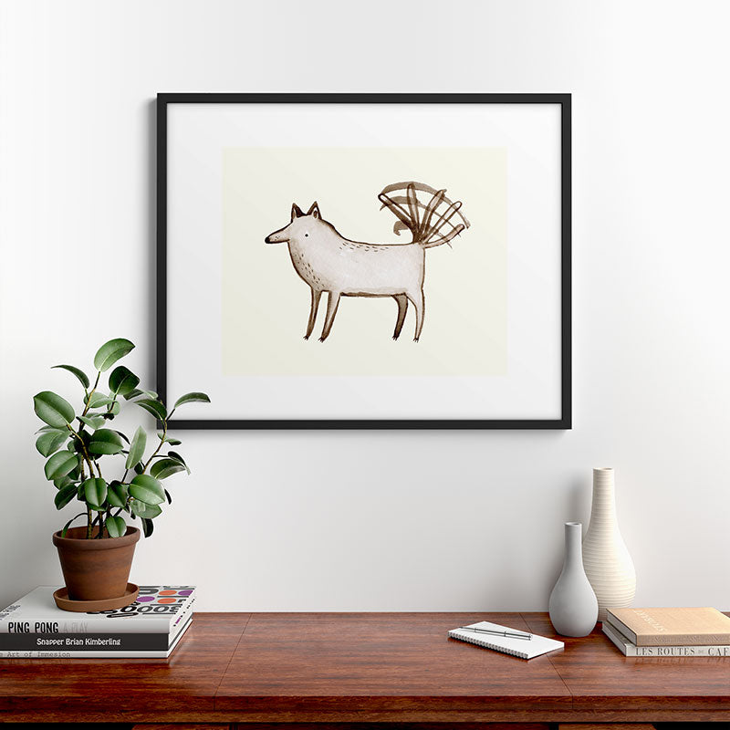 "I'm So Happy" - Dog Framed Art Print Gallery Image 9