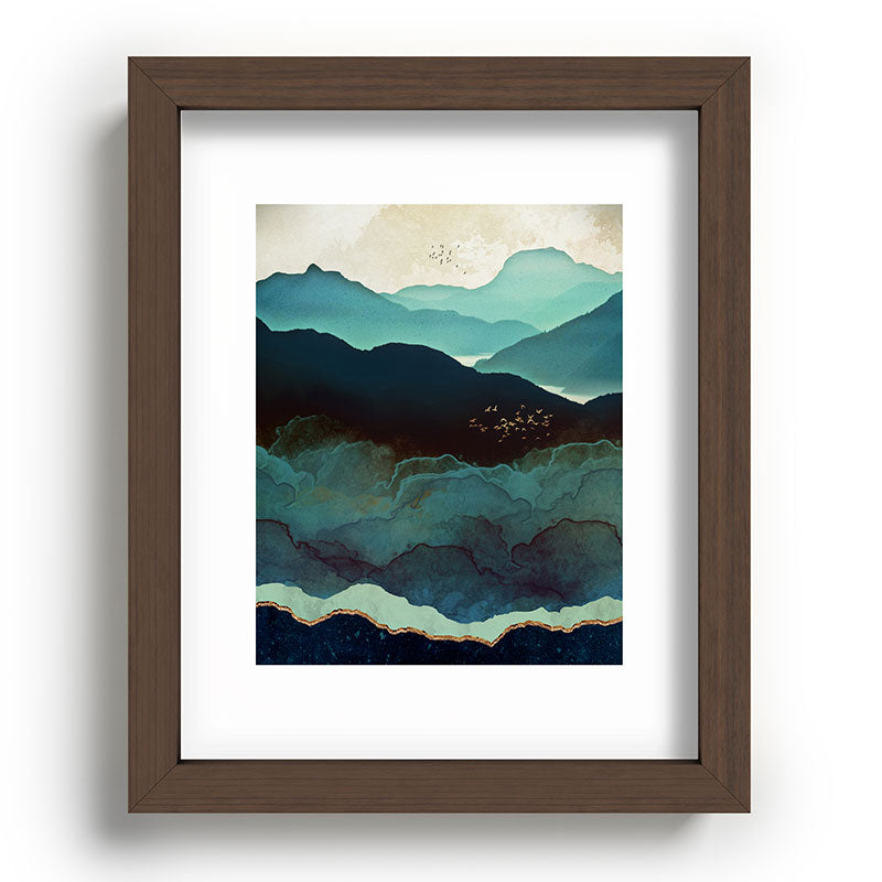 Indigo Mountains Framed Art Print Gallery Image 88