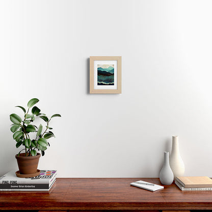 Indigo Mountains Framed Art Print Gallery Image 59