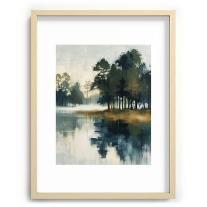 Country Lake II Framed Art Print Gallery Image 72