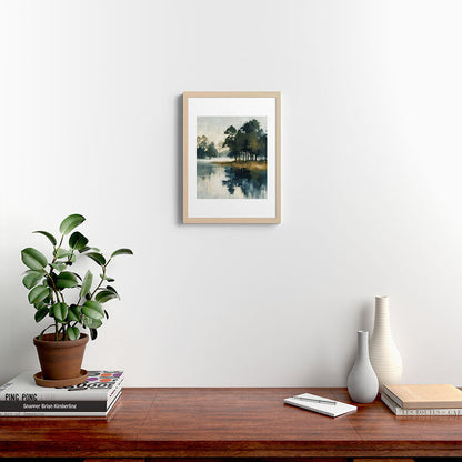 Country Lake II Framed Art Print Gallery Image 17