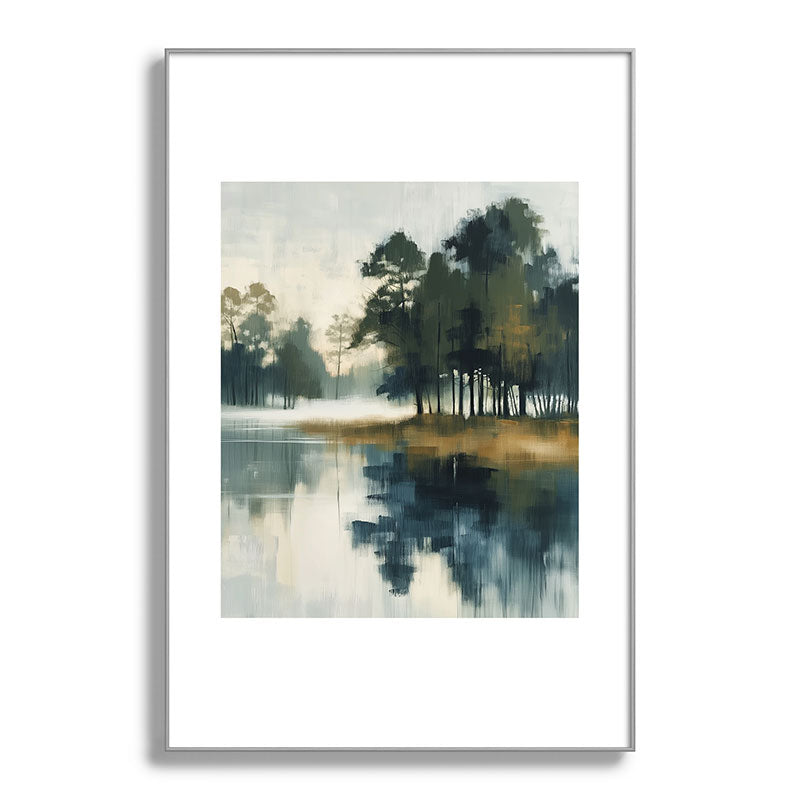 Country Lake II Framed Art Print Gallery Image 100