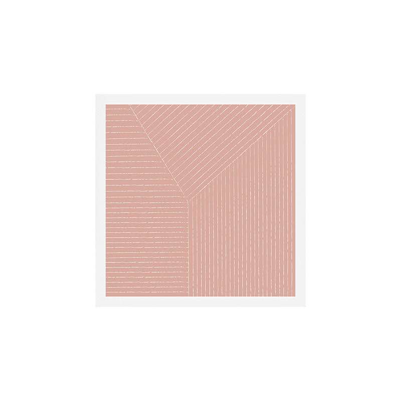 Lines (Blush Pink) Art Print Gallery Image 1