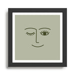 Wink (Green) Framed Art Print Gallery Image 1