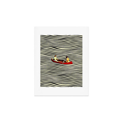 Illusionary Boat Ride Art Print Gallery Image 3