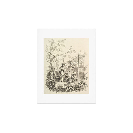 Grisaille Chinoiserie Art Print Gallery Image 2