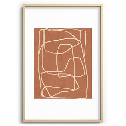 Abstract line art 22 Framed Art Print Gallery Image 74