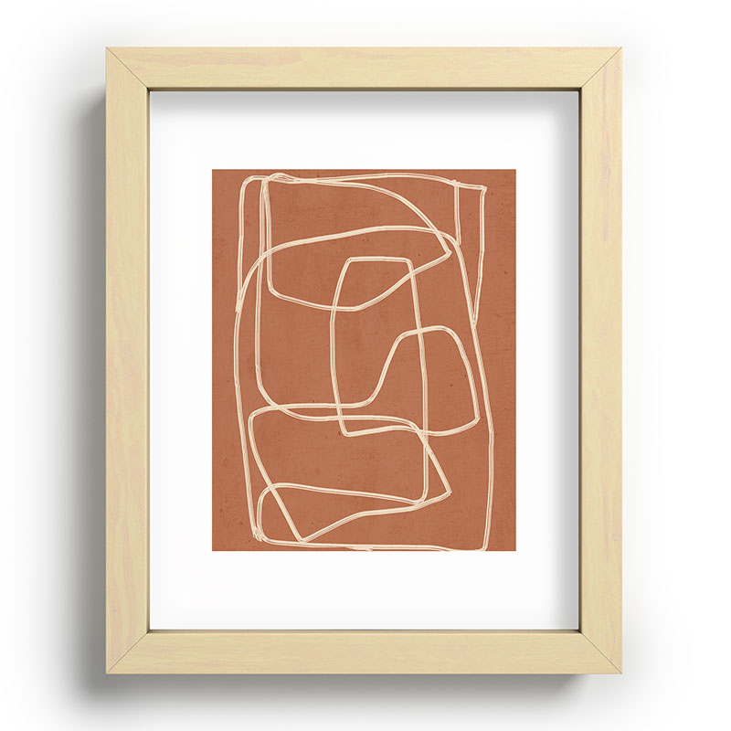 Abstract line art 22 Framed Art Print Gallery Image 70