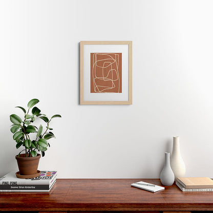 Abstract line art 22 Framed Art Print Gallery Image 46
