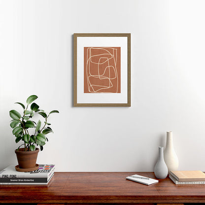 Abstract line art 22 Framed Art Print Gallery Image 40