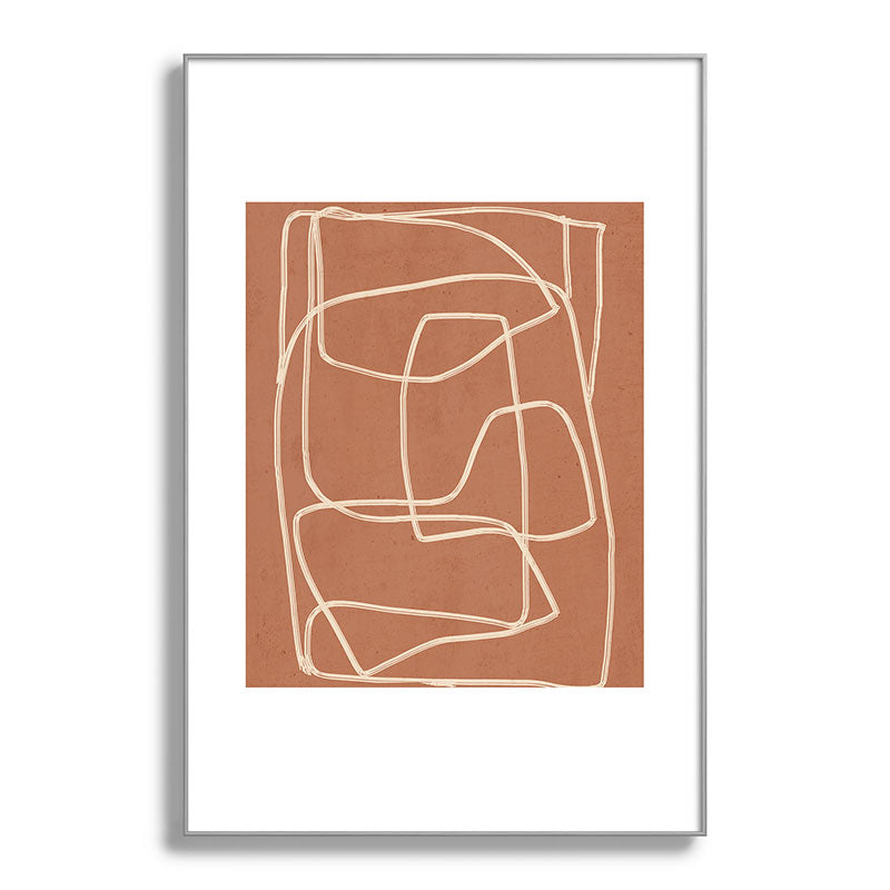 Abstract line art 22 Framed Art Print Gallery Image 100