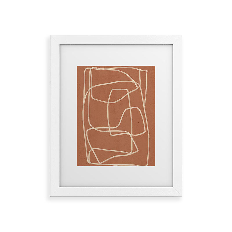 Abstract line art 22 Framed Art Print Gallery Image 55