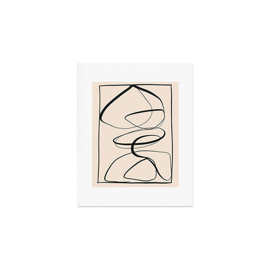 Abstract line art 48a Art Print Gallery Image 1