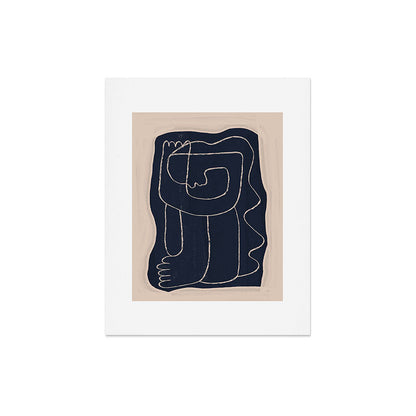 Abstract line art Figure Art Print Gallery Image 4