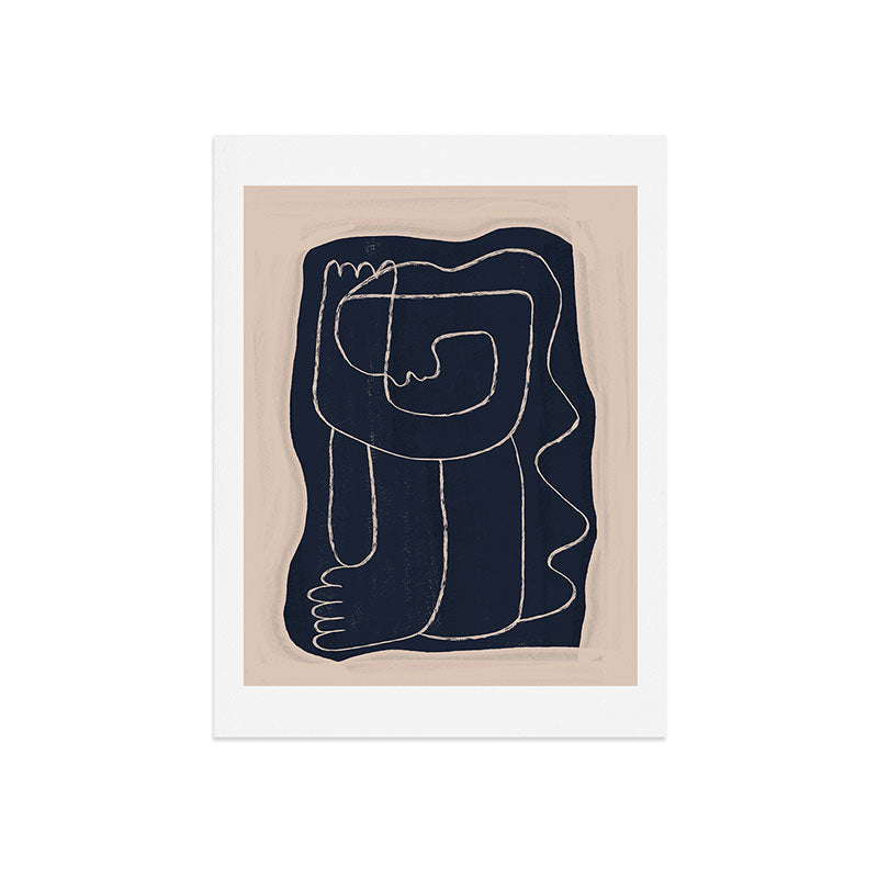 Abstract line art Figure Art Print Gallery Image 7