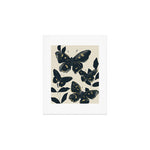 Black Butterflies Art Print Gallery Image 1