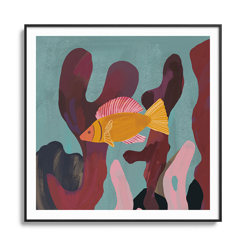Coral and Fish Framed Art Print Gallery Image 34