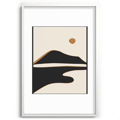 Minimalist Abstract Landscape 2 Framed Art Print Gallery Image 110