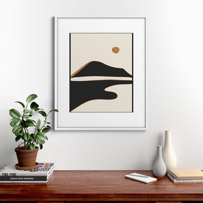 Minimalist Abstract Landscape 2 Framed Art Print Gallery Image 39